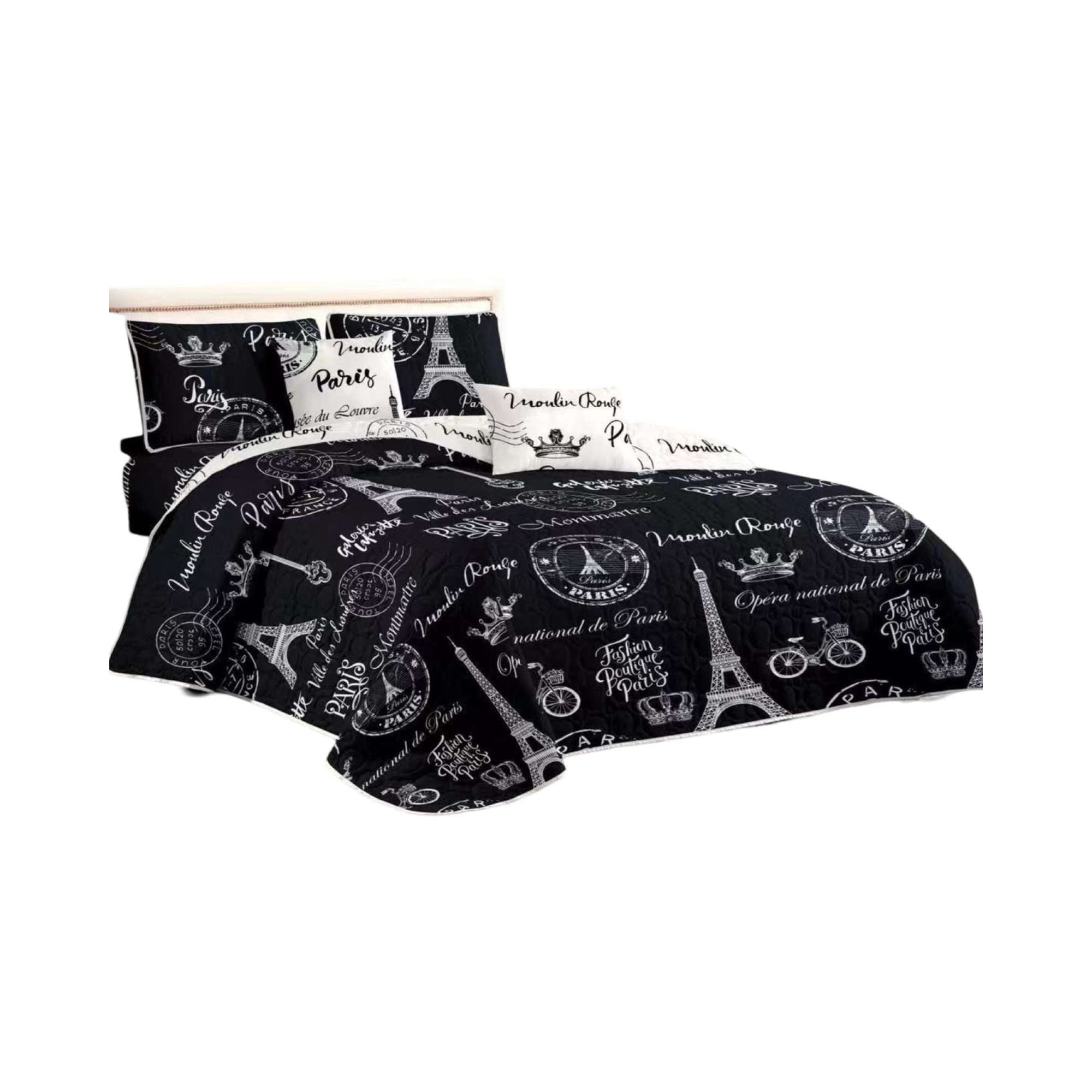 Genérico - Cubrecama Con Diseño 2 Plazas