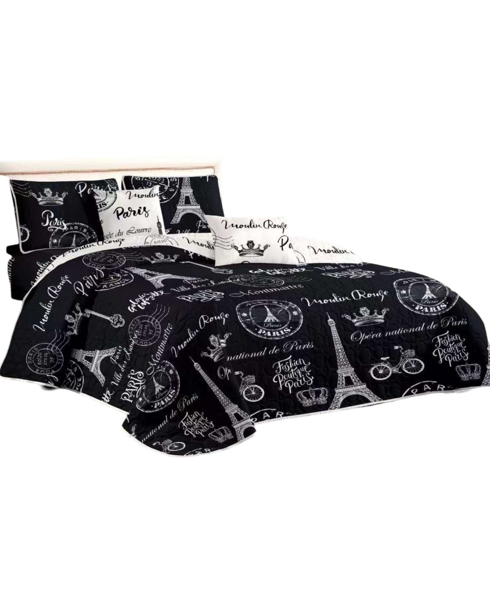 Genérico - Cubrecama Con Diseño 2 Plazas