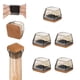 thumbnail image 1 of Uxcell 8-Pack Protectores de Suelo para Patas de Silla, Almohadillas de Silicona Ajustables de 1.2-1.8" con Almohadillas Cuadradas de Fieltro para Patas de Muebles para Suelos de Madera [Negro], 1 of 7