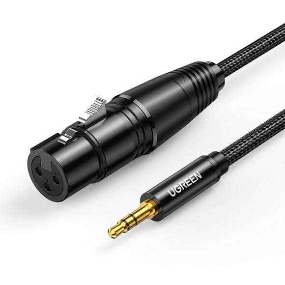 Cable Plug 3.5mm/XLR H 2M Blindado Ugreen AV182