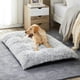 thumbnail image 1 of Cama para perros BFPETHOME de felpa para perros grandes, 35 x 23 x 10 cm, color gris, 1 of 7