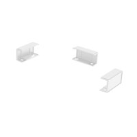 Magideal - Soporte Para Portátil Debajo Del Escritorio, Bandeja De Estabilidad Mejorada, Soporte Para Portátil De Fácil Instalación, Soporte Para Estante Debajo Blanco