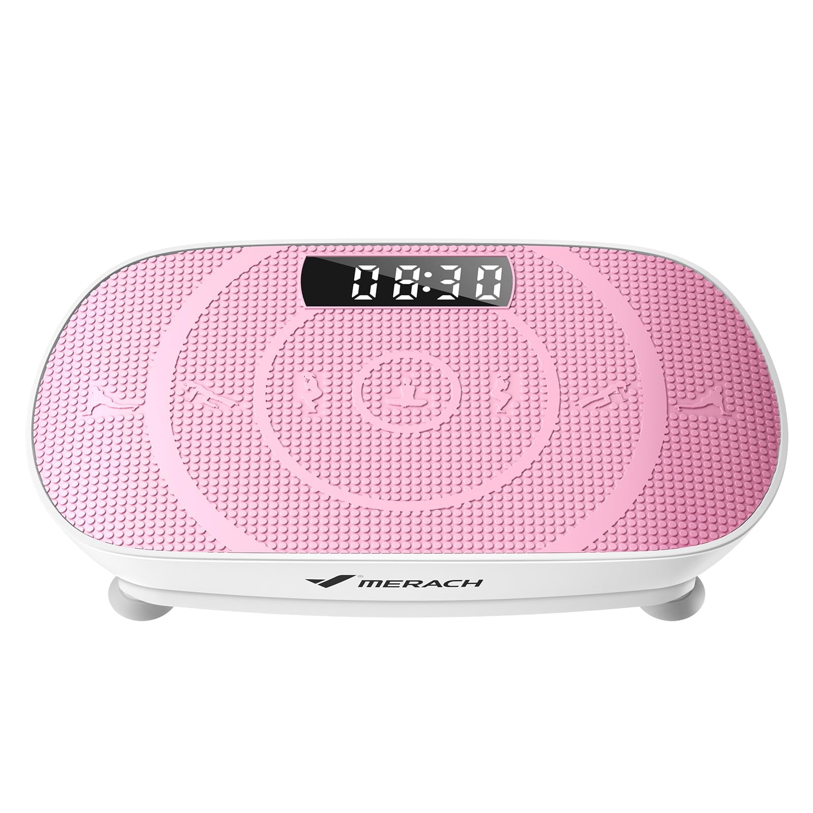 Merach - Máquina De Ejercicios Con Placa Vibratoria Para Mujer Color Rosa
