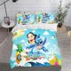 thumbnail image 1 of v2231 Bed Sheets Stitch Bedding Sets Cartoon Comforter Cover Bed Cover Duvet Cover Pillow Case - Pieces Sets Cute Printed Anime Home Decor 3-Piece Bedding Set (1 Duvet Cover + 2 Pillow Shams) Bed Shee, 1 of 5