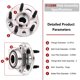 thumbnail image 4 of Rodamiento de rueda JLEO de 5 pernos con encoder ABS y brida triangular de 3 pernos, 4 of 9