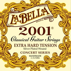 Set De Cuerdas Guitarra Clásica La Bella 2001 (Tensión Extra Alta)