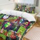 thumbnail image 3 of Comforter Set Queen Size Grinch Face Set with 2 Pillowcases for All SeasonsBedding Set 3pcs for Kids Boys Girls Bedroom Decor Bed Sheets, 3 of 5