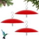 thumbnail image 1 of Cubierta contra la lluvia para comedero de pájaros Andergi 33 cm, paquete de 3, rojo, 1 of 9