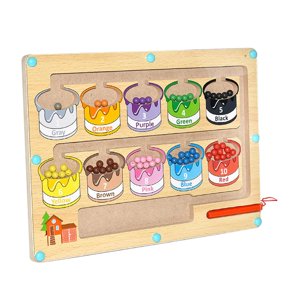 Bothyi - Tablero Magnético De Laberinto De Colores Y Números, Juguete A Juego Para Contar, Regalo Para Niños, Estilo A