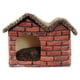thumbnail image 5 of Cama para mascotas, forma de casa, cama para dormir, cómoda tienda plegable para mascotas, almohadilla extraíble cálida para suministros para perros p, 5 of 5
