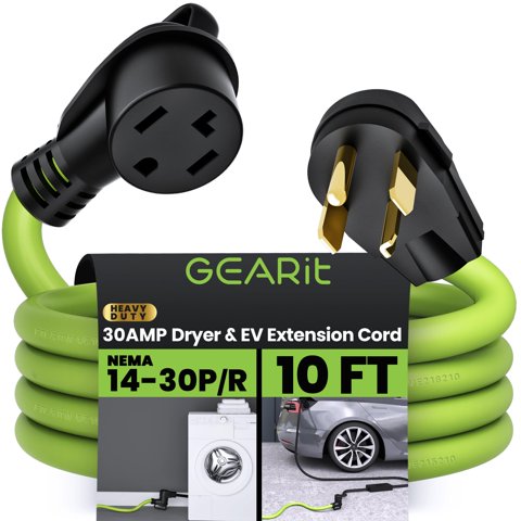 Cable De Extensión Gearit 30A 125/250V Nema 14-30 3 M