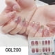 thumbnail image 1 of Holographic Y2K Nail Strips - Full Wraps, Self-Adhesive, Glossy, and DIY Nail Art Decals for Women, 1 of 3