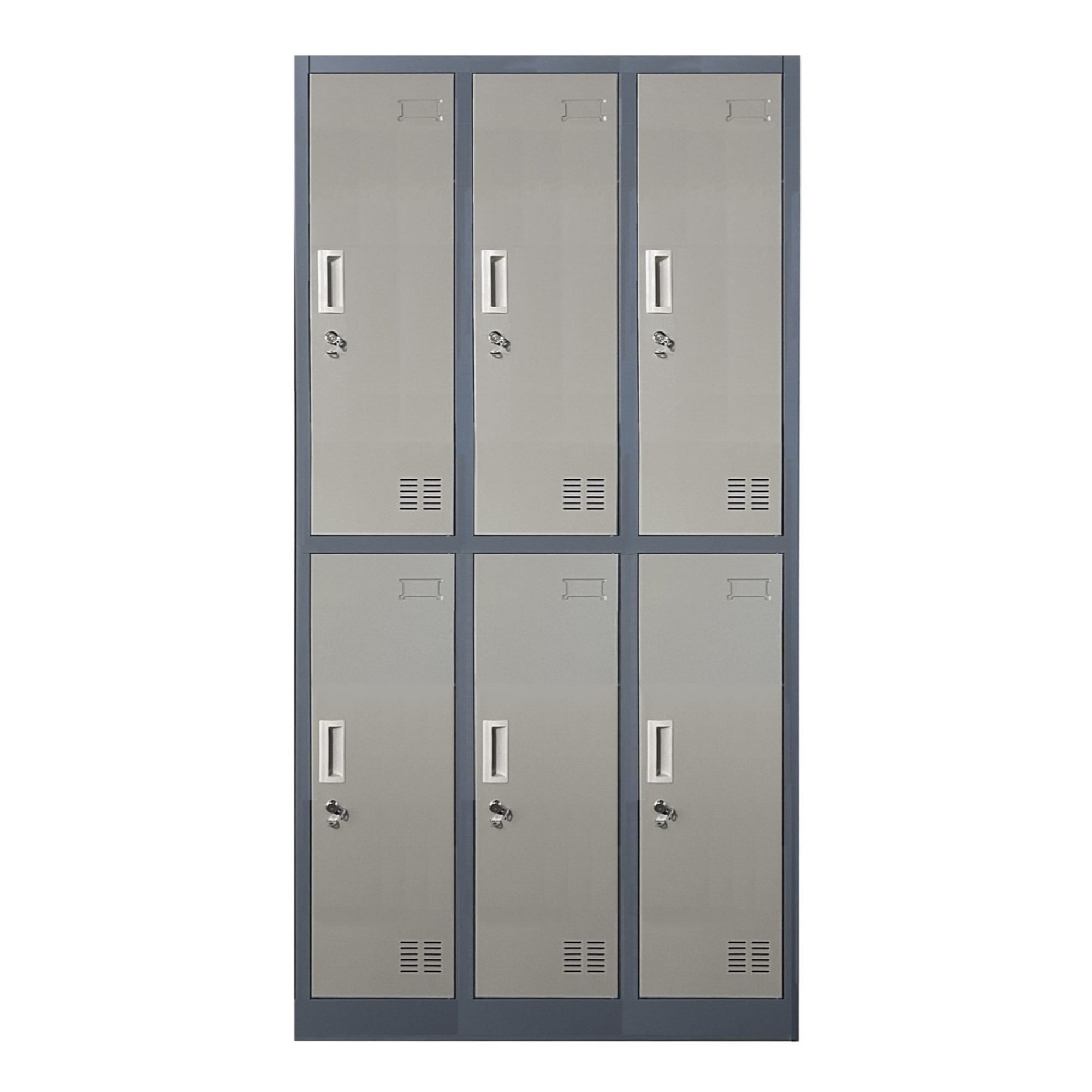 Prochef - Locker Casillero Metalico 3 Cuerpos 6 Puertas