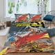thumbnail image 2 of Kamen Rider Conjunto de sábanas temático, trío de piezas, cómodo y amigable con la piel, diseño único, regalo de decoración para el hogar para familiares, amigos y fans,135cm *200cm, 2 of 6