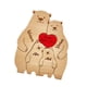 thumbnail image 1 of Bear Family Wooden Art Puzzle Familia Diy Familia De Osos Para Navidad Avaloramiento 4 Osos, 1 of 5