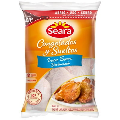 Pollo Trutro Entero Deshuesado Congelado 800 G Seara