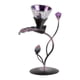 thumbnail image 1 of Soporte para centro de mesa con forma de candelabro, diseño de nenúfar, color lila, 1 of 8