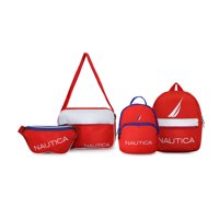 Pack Nautica Mochila Parvus Y Orión + Banano Kappa + Bolso Perseo Rojo