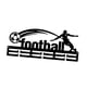 thumbnail image 5 of Perchero De Exhibición De Hierro Negro Para Colgar Medallas, Soporte Para Colgar Medallas En La Pared, Marco Para Fútbol, 5 of 5