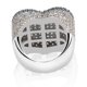thumbnail image 5 of Anillos de Lujo para Hombre con Corazón de Moda Bling Punk Rapero, Chapados en Oro de 18K, Brillantes, Grandes, con Hielo, Hip Hop, Circonia Cúbica, Anillos de Compromiso para Hombre, 5 of 9