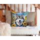 thumbnail image 3 of Cojín Sunflowers Alaskan Malamute, 3 of 6