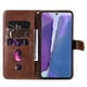 thumbnail image 2 of Funda con Cremallera para Samsung Galaxy Note 20 5G, Carcasa Cartera de Cuero PU con Soporte y Tarjetero, 2 of 6