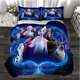 thumbnail image 1 of Snowman Brown Deer Duvet Quilt Covers Pillow Case Bedding Sets3-Piece Bedding Set (1 Duvet Cover + 2 Pillow Shams), 1 of 3