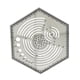 thumbnail image 3 of Regla Hexagonal Plantillas Con Forma Hexagonal Herramientas Prácticas De Bricolaje Para Coser Y Cortar Plata, 3 of 5