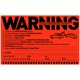 thumbnail image 1 of Etiquetas de infracción de estacionamiento easykart labels, paquete de 50 fluorescentes, 1 of 5