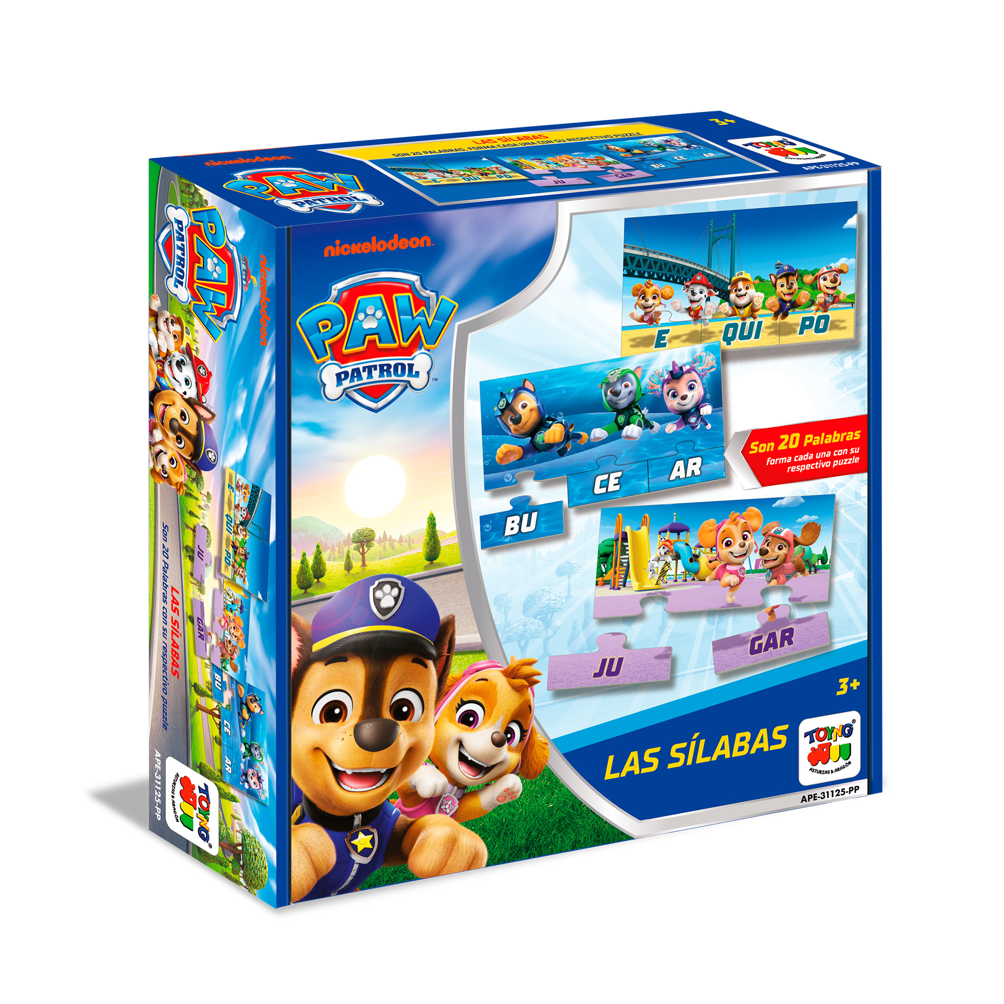 Toyng - Juego De Mesa Separando Silabas - Paw Patrol