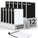 thumbnail image 1 of Steno Pad Rosmonde, tapa en espiral, 9 x 6 pulgadas, 80 hojas, 12 unidades, color negro, 1 of 8