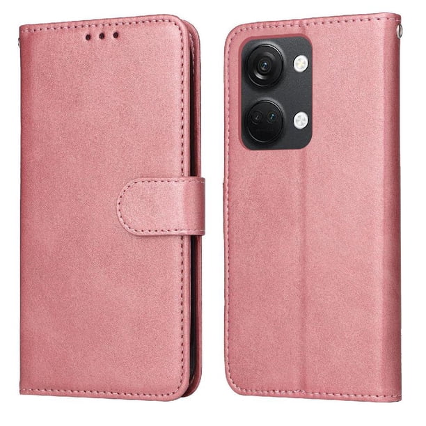 Funda Billetera para OnePlus ACE 2V con Porta Tarjetas y Soporte Ajustable Rosa
