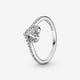 thumbnail image 1 of Anillo Corazón Hueso De La Suerte Brillante Plata Esterlina 8 5, 1 of 6