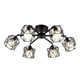 thumbnail image 1 of Lámpara De Techo Retro Araña De Hierro 6 Ampollas Candelabro, 1 of 3