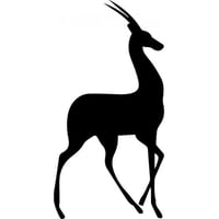 Rienda Libre Graphics - Decomural Antelope Silhouette Wild Animal Ws-32897
