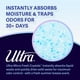 thumbnail image 4 of Arena para gatos Ultra Fresh con microcristales perfumados, 6,8 kg, paquete de 3, 4 of 7