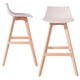thumbnail image 4 of Pack 2 Pisos De Bar Bistró Taburetes Con Reposapiés Beige, 4 of 6