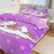 thumbnail image 1 of Daisy Duck Print Bedding Set Pattern Duvet Cove Set 3 Pieces 1 Quilt Cover And 2 Pillowcases for Women Men Teens, 1 of 5
