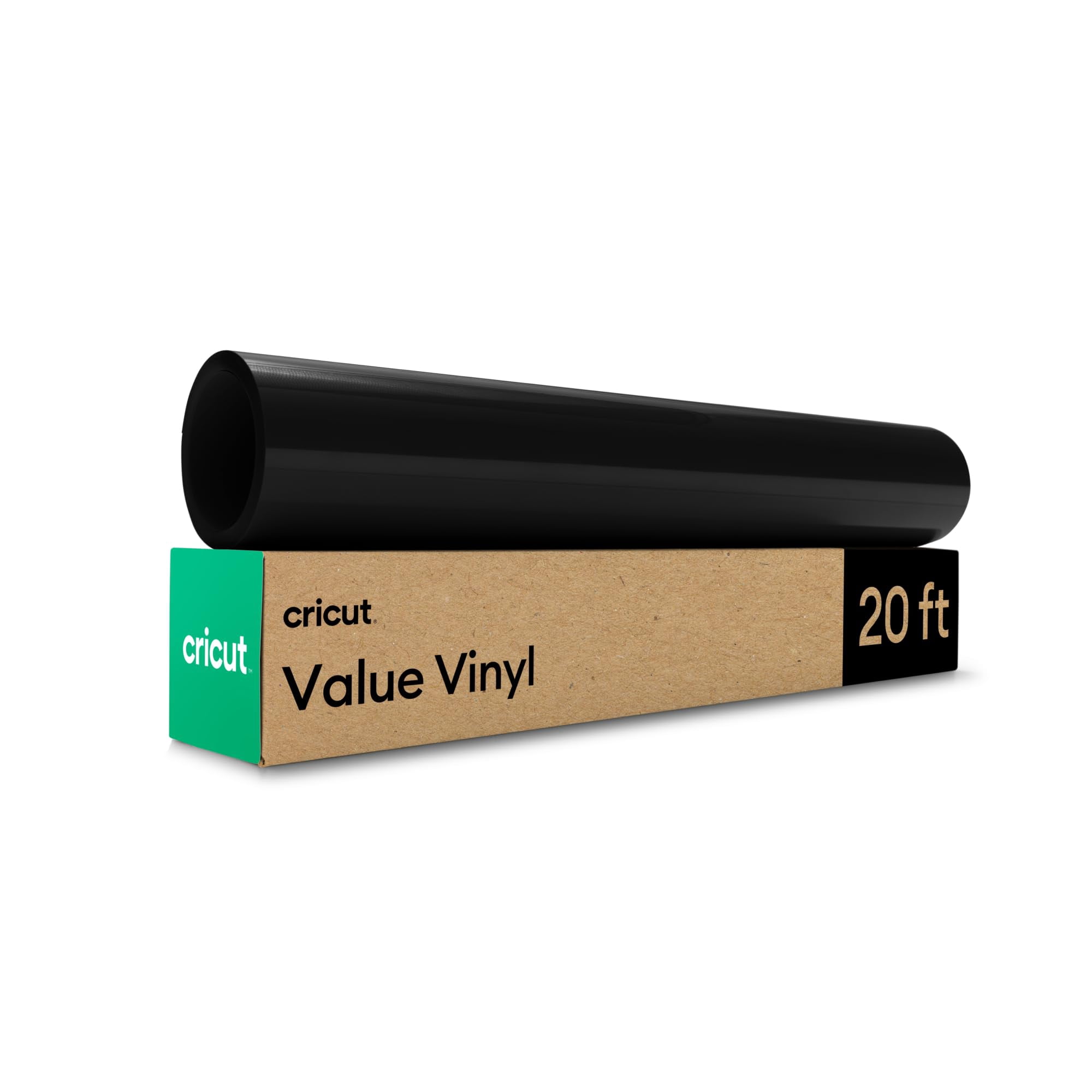 Vinilo Permanente Brillante Cricut Valor Negro 30 Cm X 6,1 M