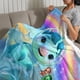thumbnail image 3 of Casi Unicornio Marino anti-pilling, suave, ligera, esponjosa y acogedora de lujo para hogar y cocina – Perfecta para niños y adultos,100X80cm, 3 of 6