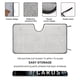 thumbnail image 2 of Casa de Cartas Parasol para Parabrisas Delantero Protector Plegable, Visera Solar para Auto Bloquea Rayos UV Mantiene tu Vehículo Fresco140cm*76cm, 2 of 6