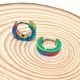 thumbnail image 1 of 1pair Men's Simple Hoop Earrings, Trendy Stainless Steel Earrings, Ear Clips, Ear Jewelry, 1 of 5