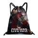 thumbnail image 1 of Capitán América Mochila de Cuerdas para Deportes y Gimnasio, Bolsa de Cuerdas Resistente al Agua, Bolsa Cinch, 30×40cm, 1 of 6