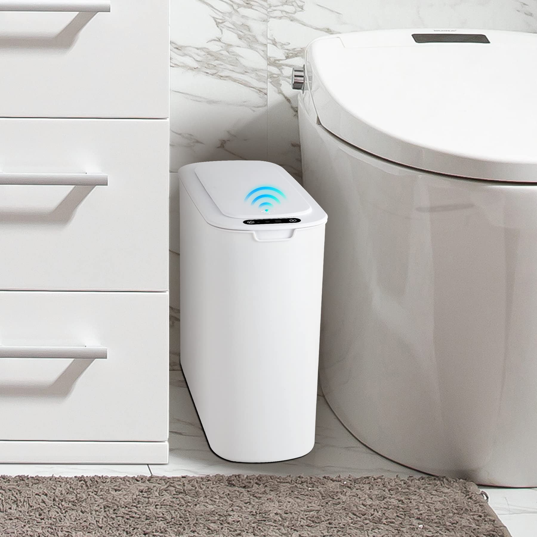 Bidón De Basura Cesun Con Sensor De Movimiento Automático 10l/2.6 Galones