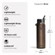 thumbnail image 3 of Botella de Agua Hydro Flask 950 ml con Pajilla Ancha – Azul Zafiro, 3 of 8