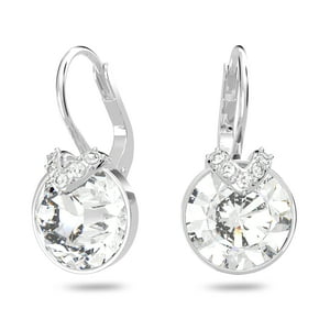 Pendientes Swarovski Bella Drop Con Cristales Blancos Rodiados