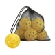 thumbnail image 1 of 6 Pelotas De Pickleball De 74 Mm Con Bolsa De Malla Para Canchas De Tenis/madera/hormigón Amarillo, 1 of 3