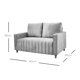 thumbnail image 5 of Sofa 2 Cuerpos Tela Imme - Arena, 5 of 6