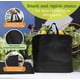 thumbnail image 5 of Bolsas de compra Simply Cool, paquete de 50, negras, reutilizables, 32 x 16 x 30 cm, 5 of 7