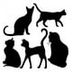 thumbnail image 1 of Decomural Cat House Cats Set WS-33055, 1 of 2